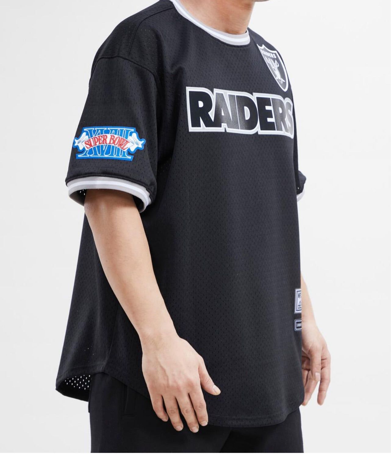 Pro Standard Mens Las Vegas Raiders Mesh Jersey sold by Unleashed Streetwear product image thumbnail 3