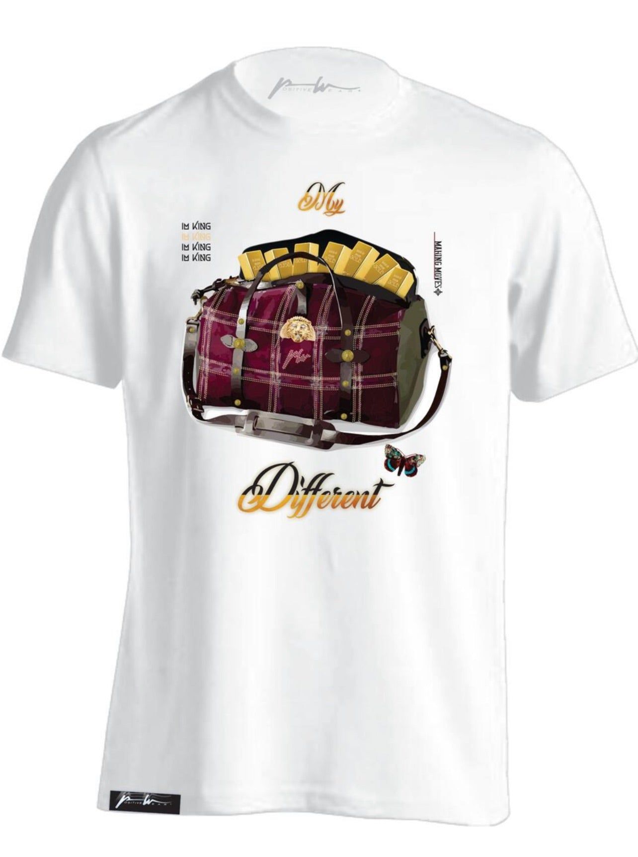 Men’s Positive Wear Bag of Money Tee Shirt sold by Unleashed Streetwear