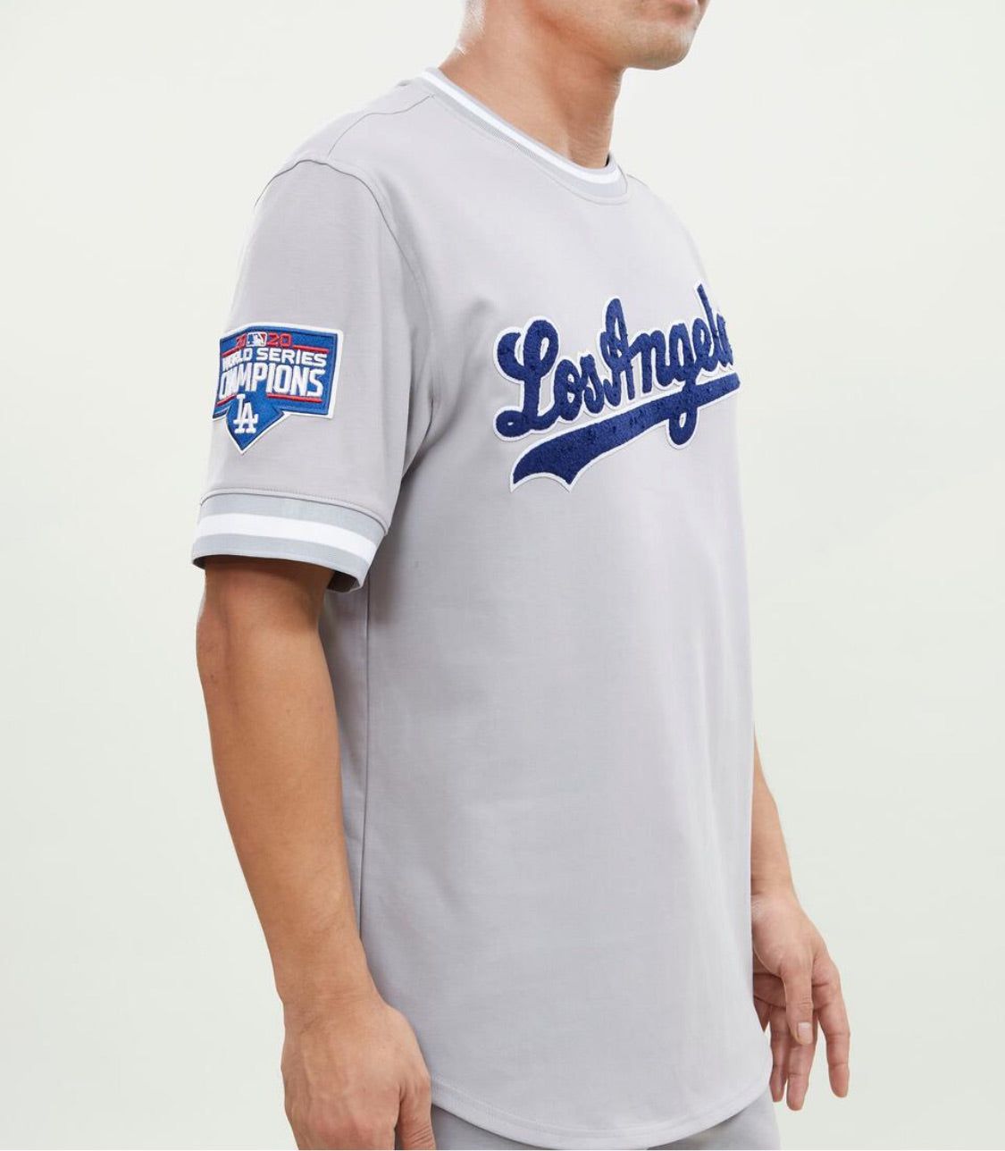 Pro Standard Men’s LA Dodgers Jersey Tee Shirt sold by Unleashed Streetwear product image thumbnail 2