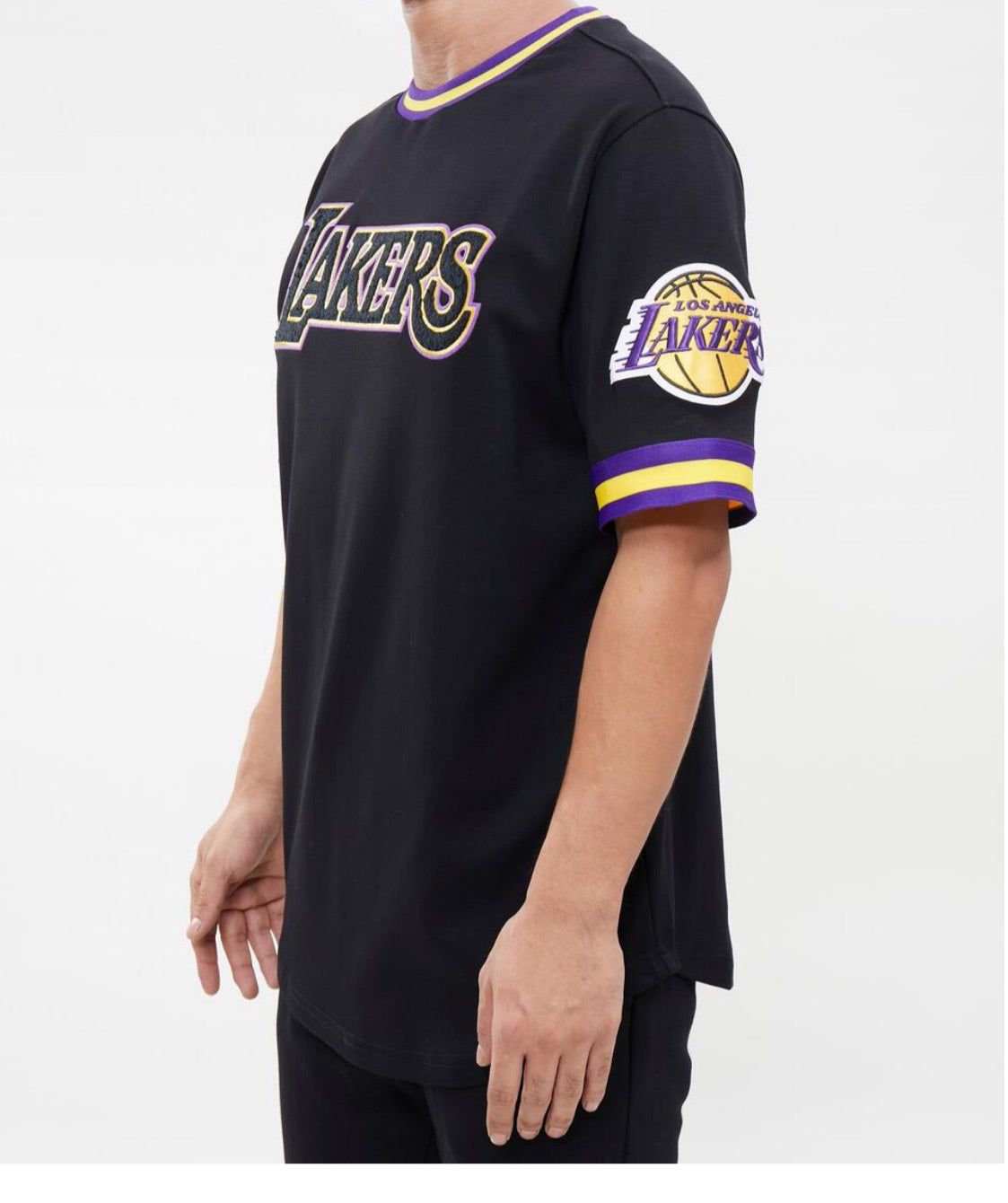 Pro Standard Men’s LA Lakers Jersey Tee Shirt sold by Unleashed Streetwear product image thumbnail 3