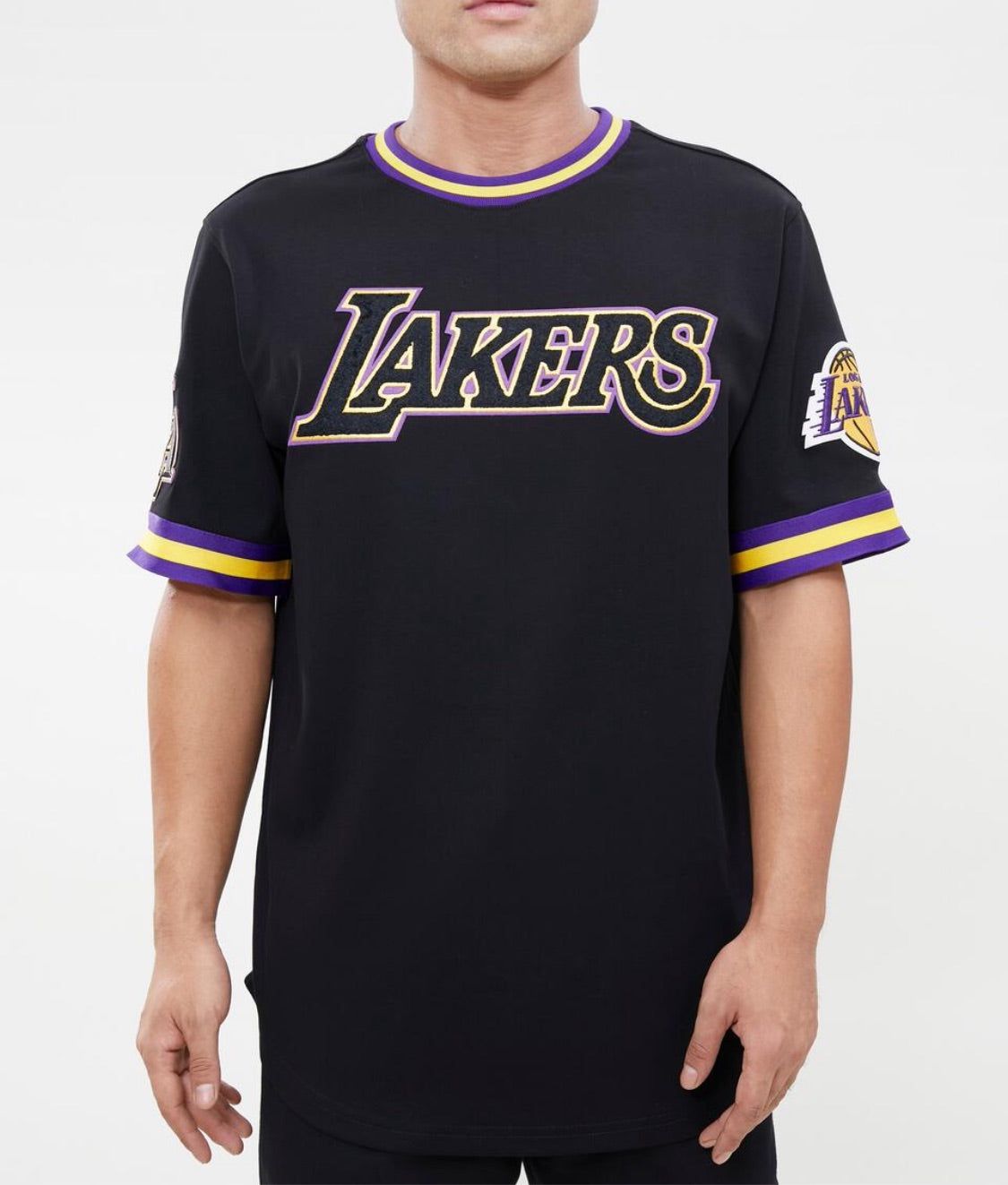 Pro Standard Men’s LA Lakers Jersey Tee Shirt sold by Unleashed Streetwear