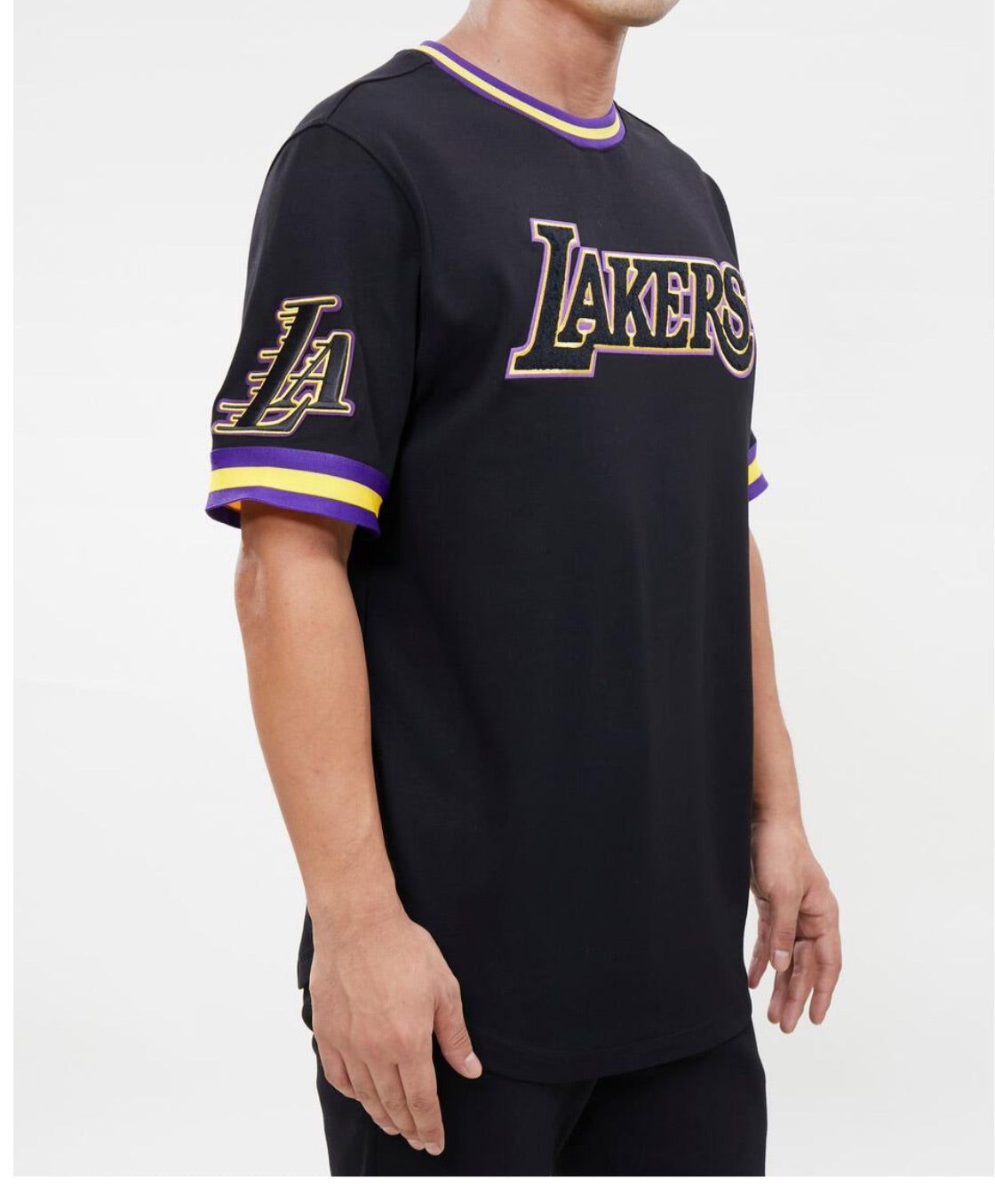 Pro Standard Men’s LA Lakers Jersey Tee Shirt sold by Unleashed Streetwear product image thumbnail 2