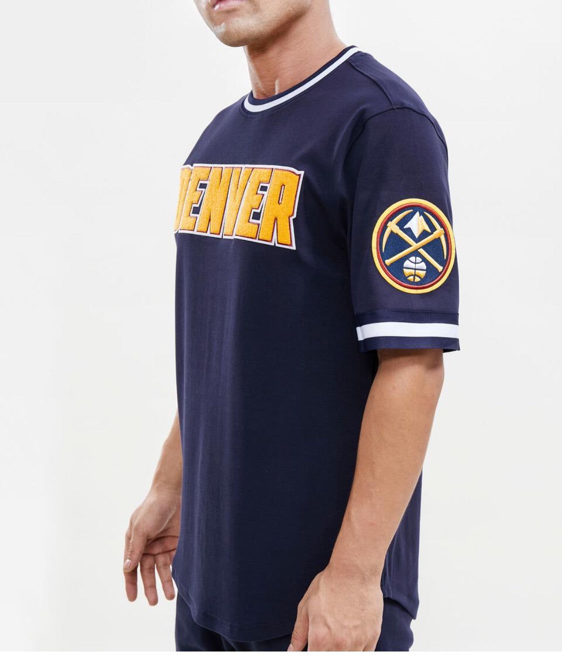 Pro Standard Men’s Denver Nuggets Jersey Tee Shirt sold by Unleashed Streetwear product image thumbnail 3