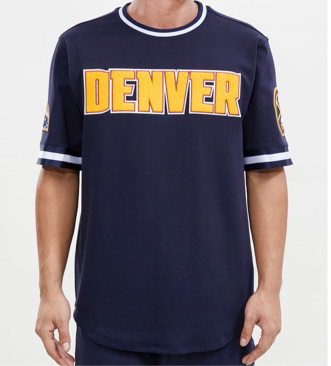 Pro Standard Men’s Denver Nuggets Jersey Tee Shirt sold by Unleashed Streetwear