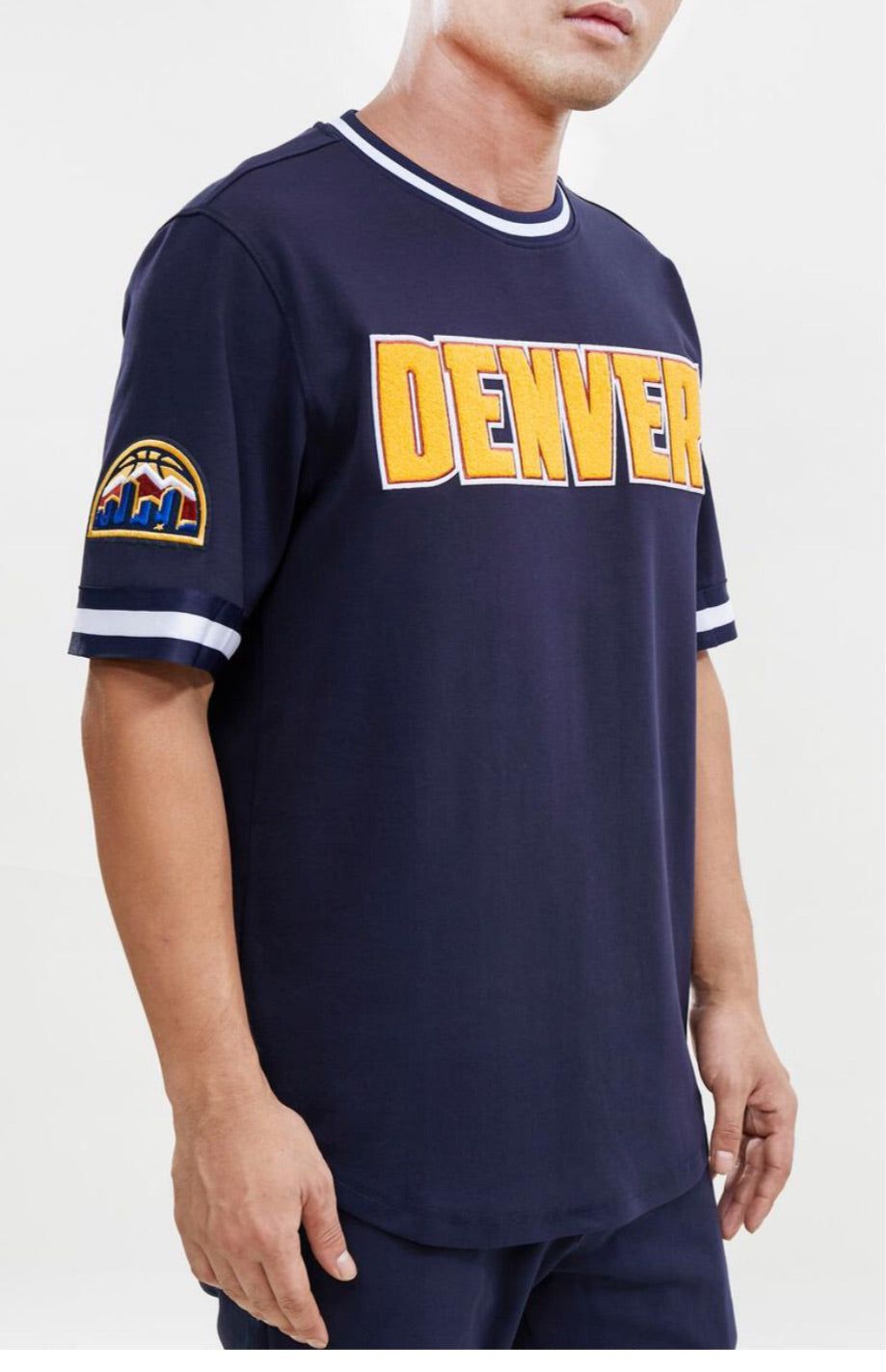 Pro Standard Men’s Denver Nuggets Jersey Tee Shirt sold by Unleashed Streetwear product image thumbnail 2