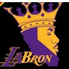 Lebron James LA Lakers Custom Tee Shirt Black sold by Unleashed Streetwear