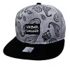 Urban swagger black gray paisley snapback hat cap sold by Unleashed Streetwear