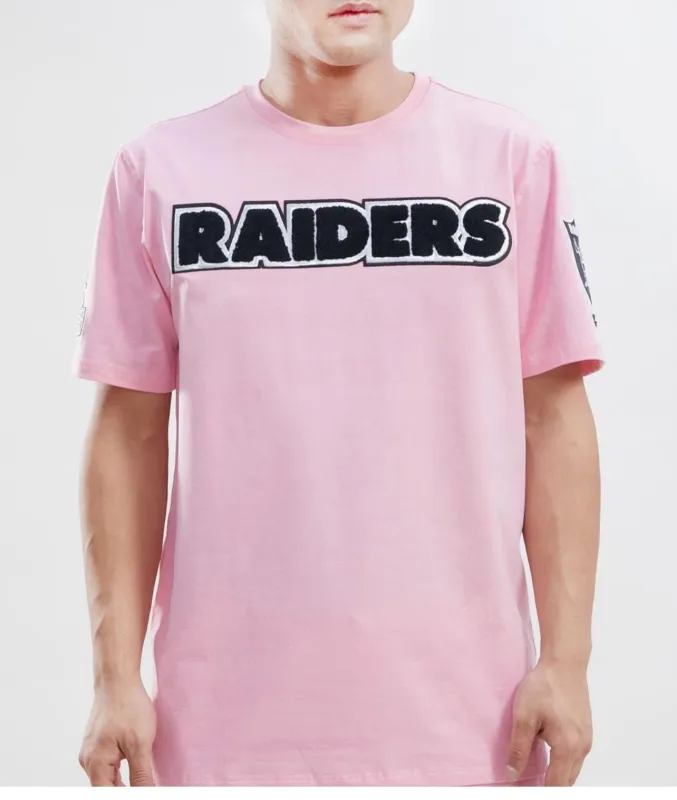 Pro Standard Mens Las Vegas Raiders Pink Sports Tee sold by Unleashed Streetwear