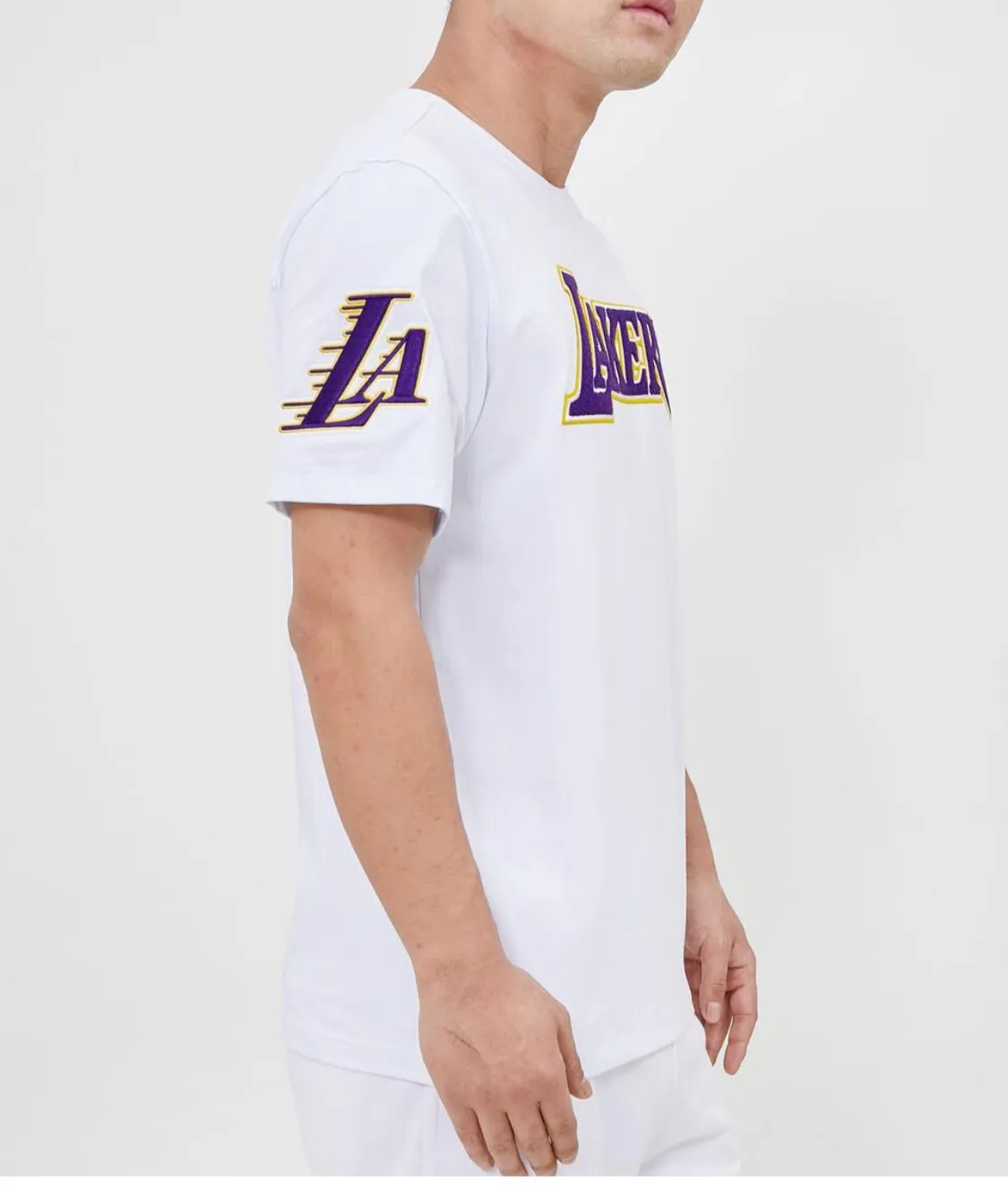 Pro Standard LA Lakers Sports Tee Shirt sold by Unleashed Streetwear product image thumbnail 3
