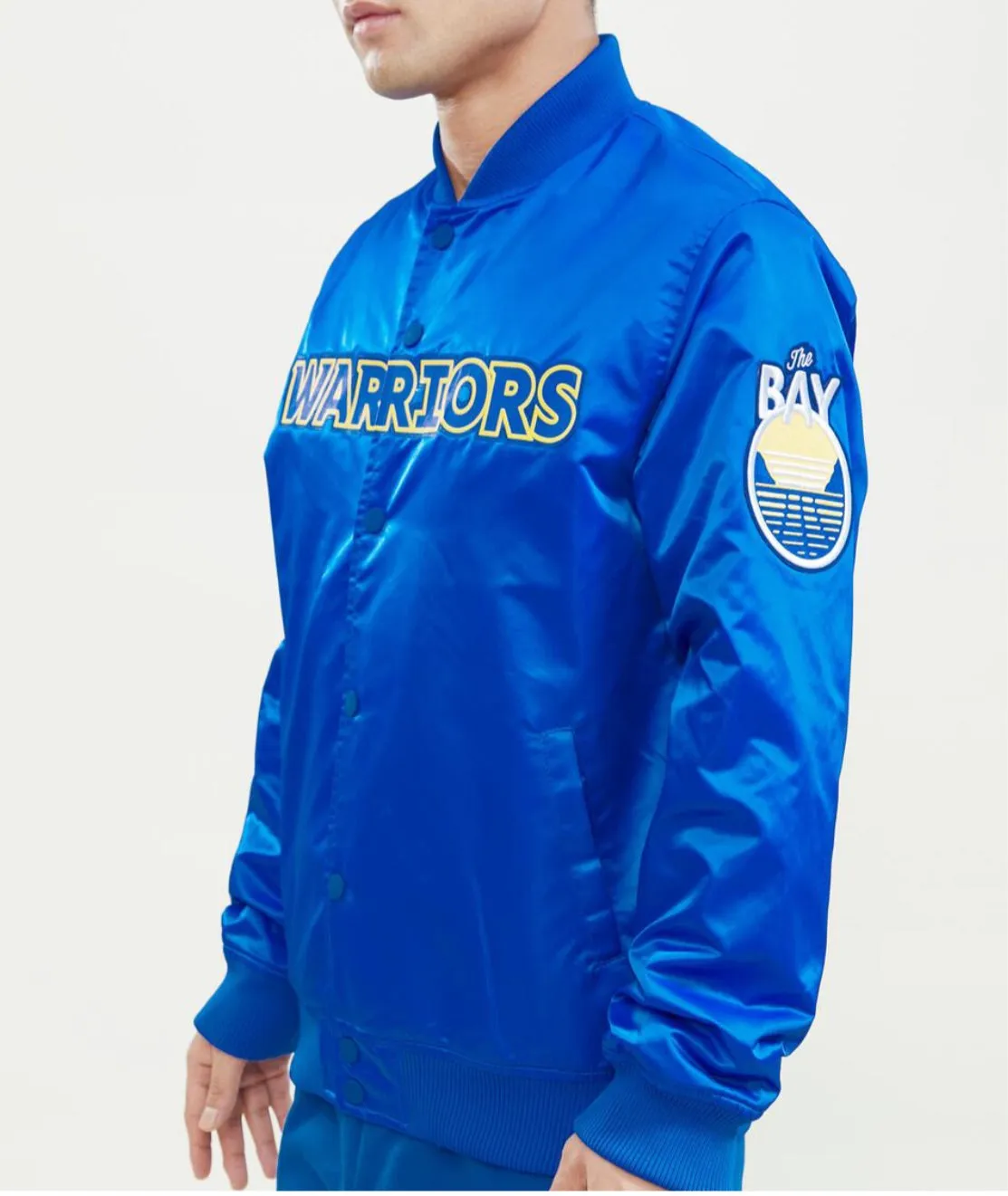 Pro Standard Golden State Warriors Jacket sold by Unleashed Streetwear product image thumbnail 3