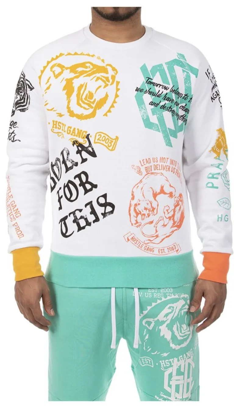 Hustle Gang Men’s Sweater- By Rapper TI sold by Unleashed Streetwear