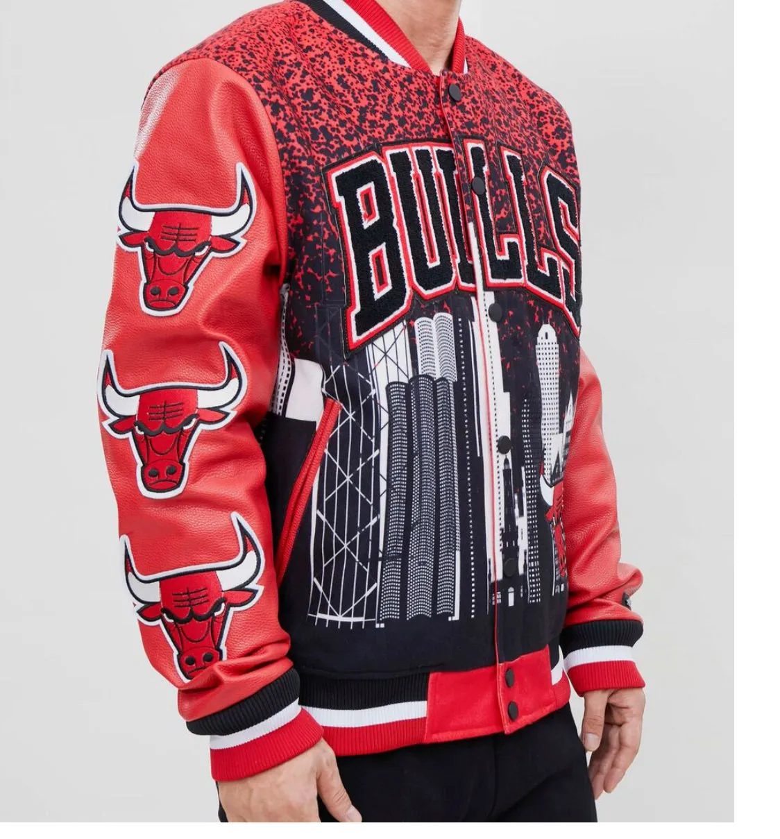 Men’s Pro Standard Chicago Bulls Men’s Jacket sold by Unleashed Streetwear product image thumbnail 3