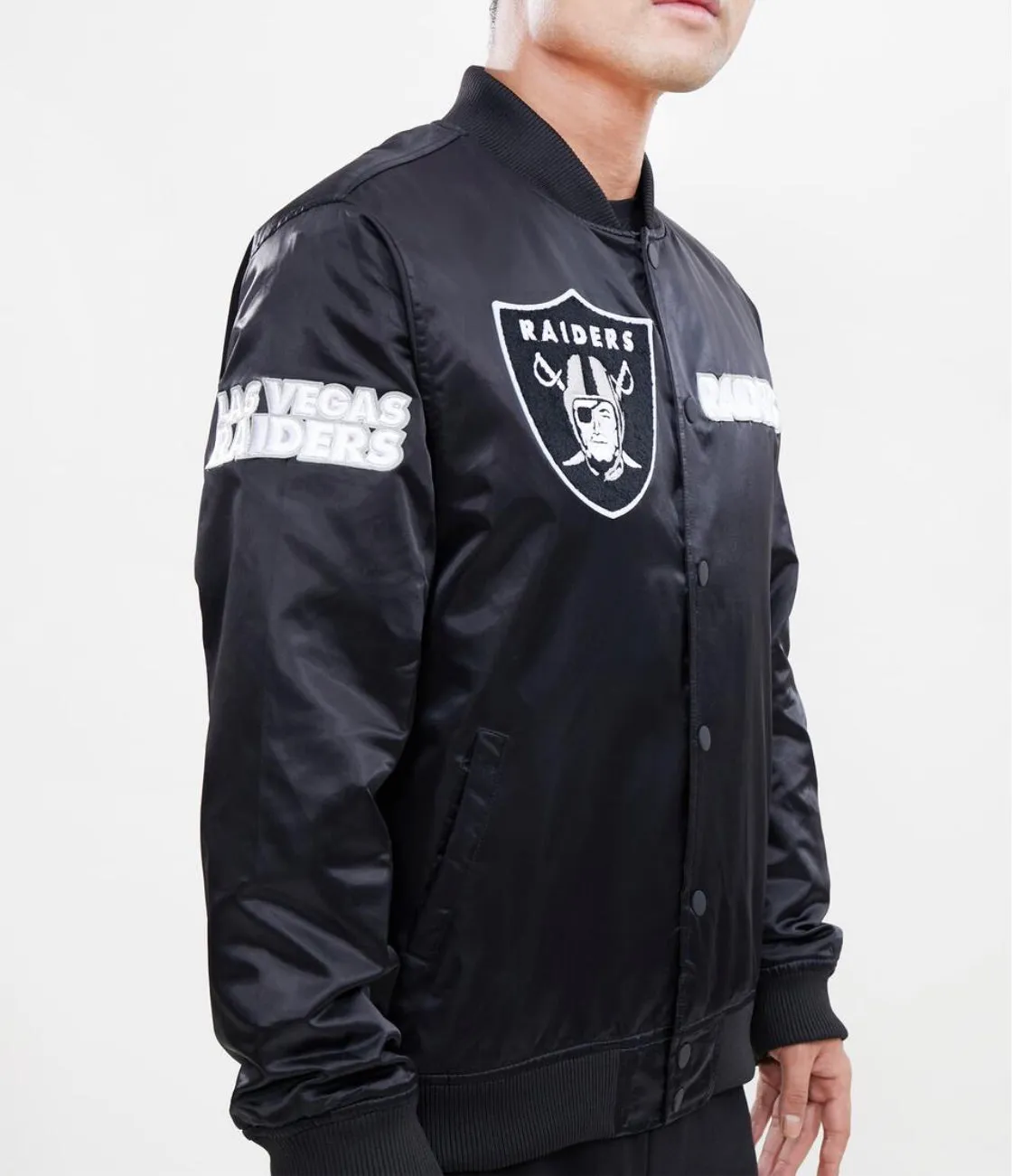 Men’s Pro Standard Las Vegas Raiders Jacket sold by Unleashed Streetwear product image thumbnail 3