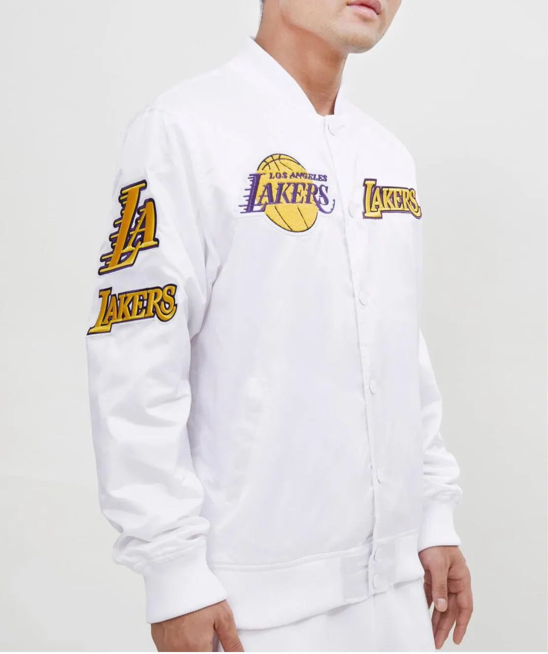 Men’s Pro Standard LA Lakers Jacket sold by Unleashed Streetwear product image thumbnail 2