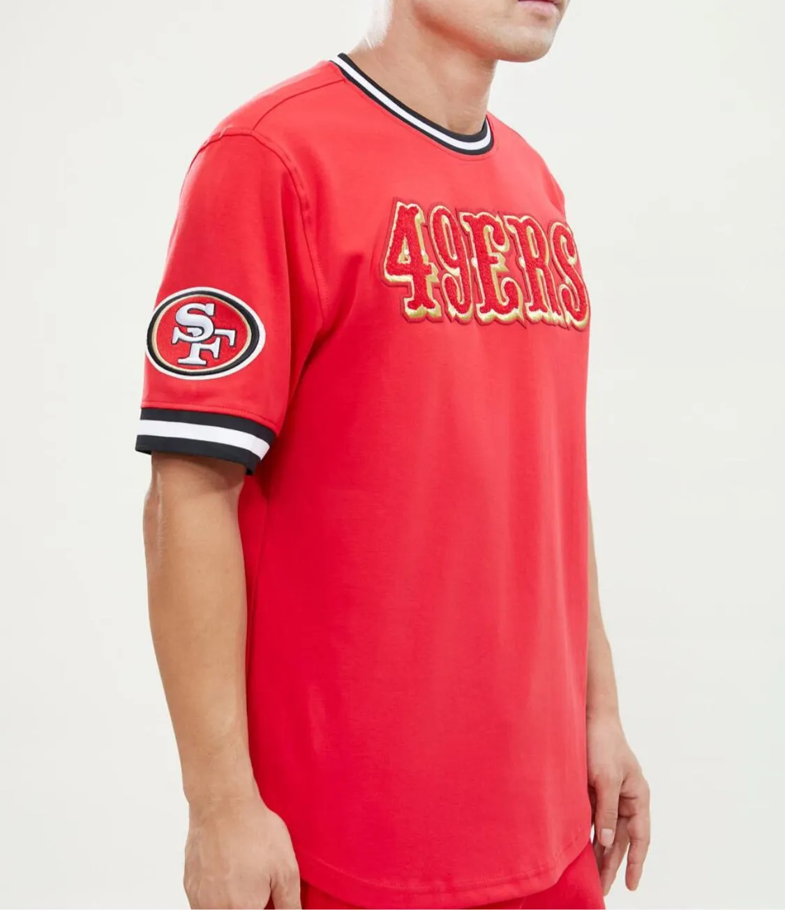 Pro Standard Men’s San Francisco 49ers Jersey Tee Shirt sold by Unleashed Streetwear product image thumbnail 3