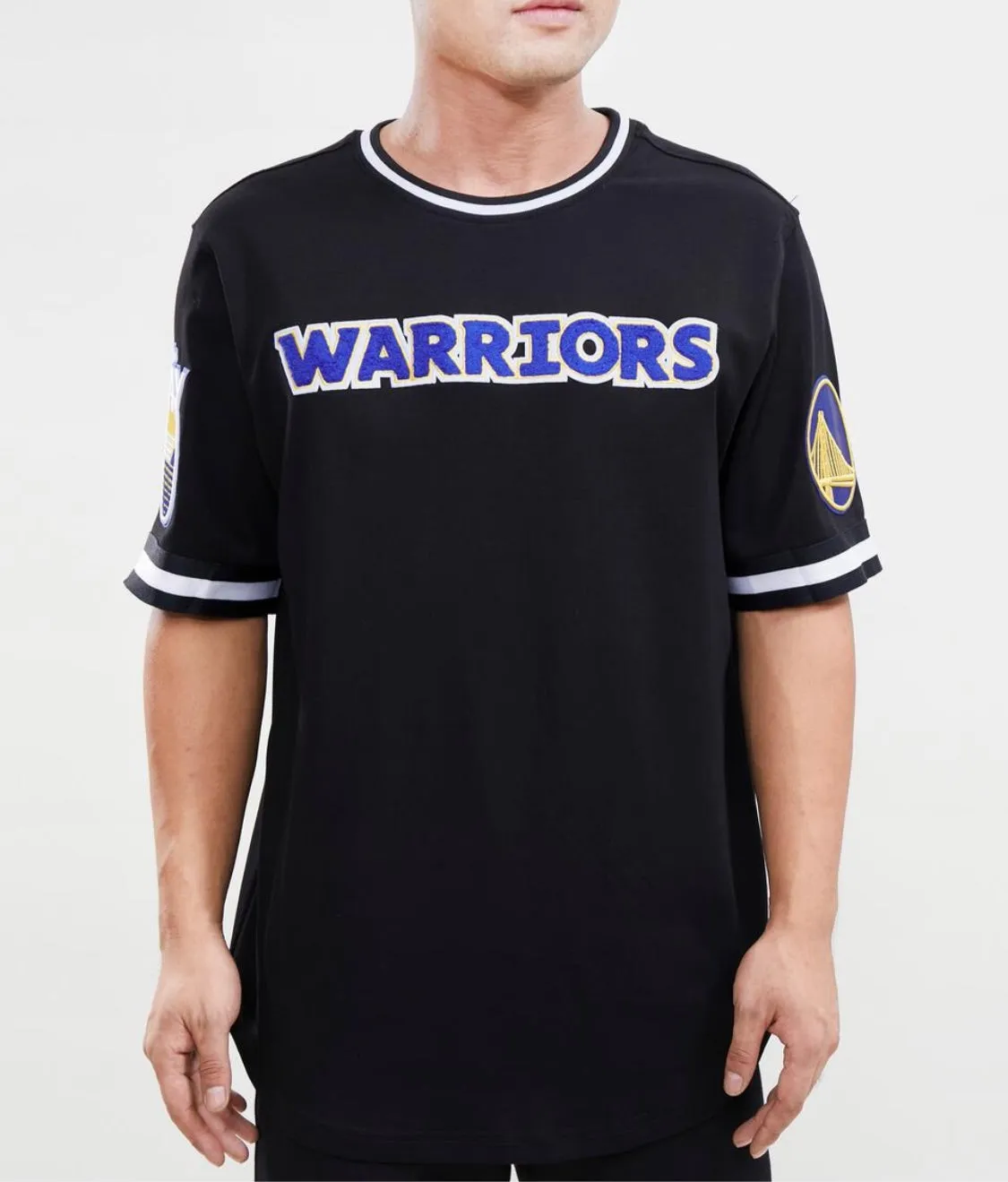 Pro Standard Men’s Golden State Warriors Jersey Tee Shirt sold by Unleashed Streetwear