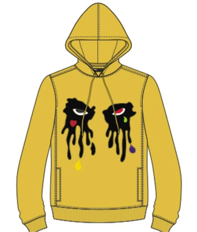 Roku Men’s Yellow Hooded Sweatshirt Shirt sold by Unleashed Streetwear