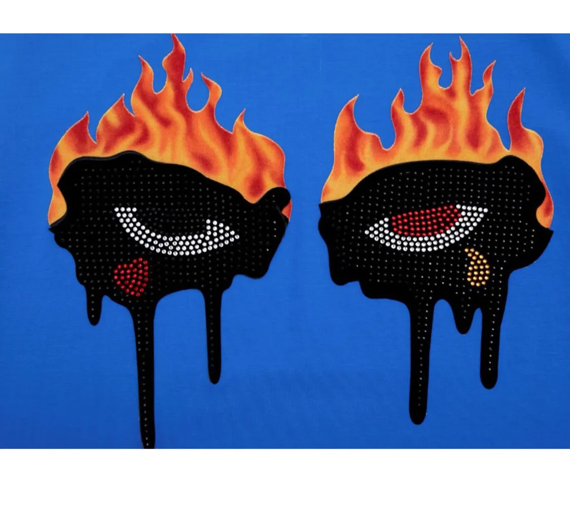 Roku Men’s 2 Piece Rhinestone Shorts Set sold by Unleashed Streetwear product image thumbnail 3