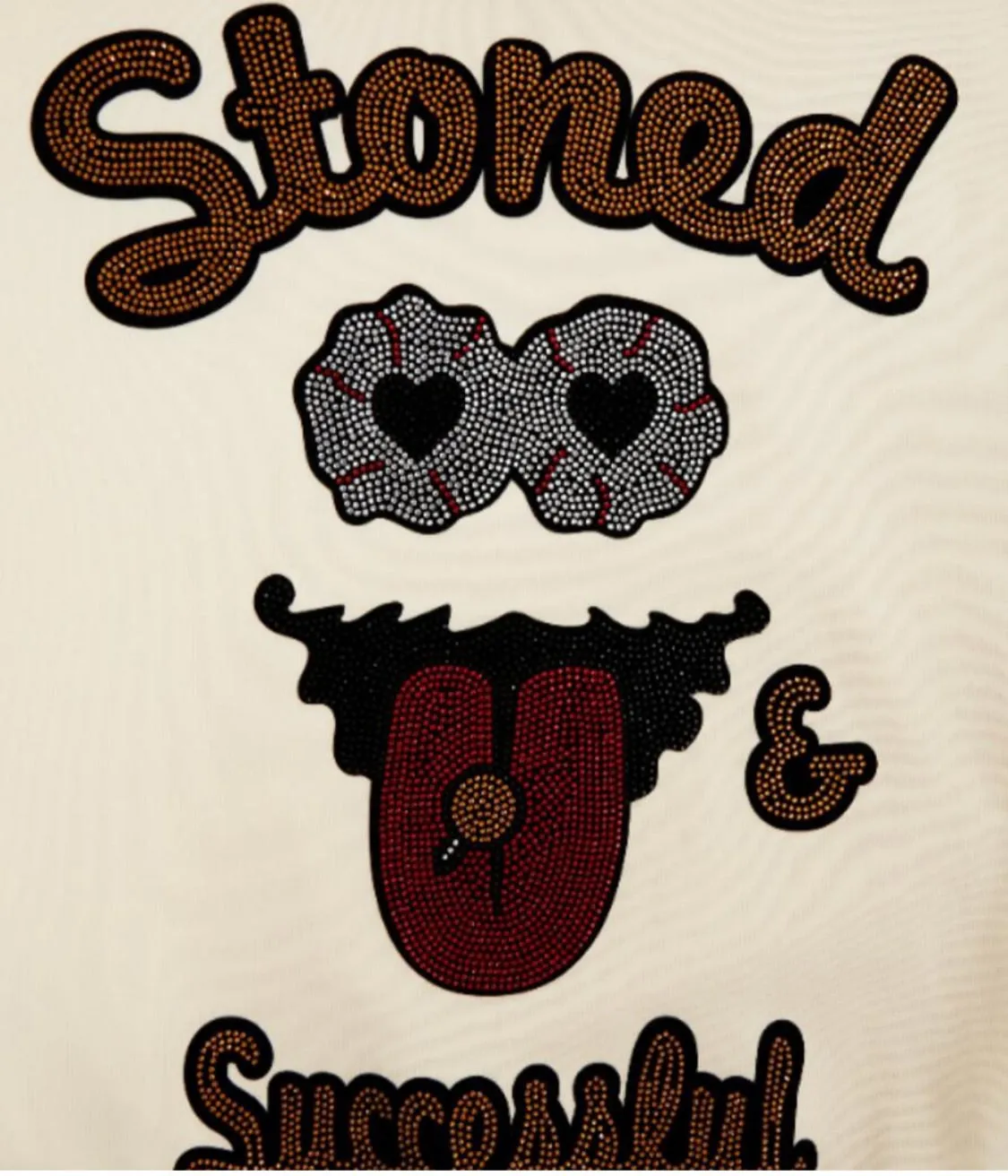 Roku Men’s Rhinestone Hoodie Hooded Sweatshirt Shirt sold by Unleashed Streetwear product image thumbnail 2