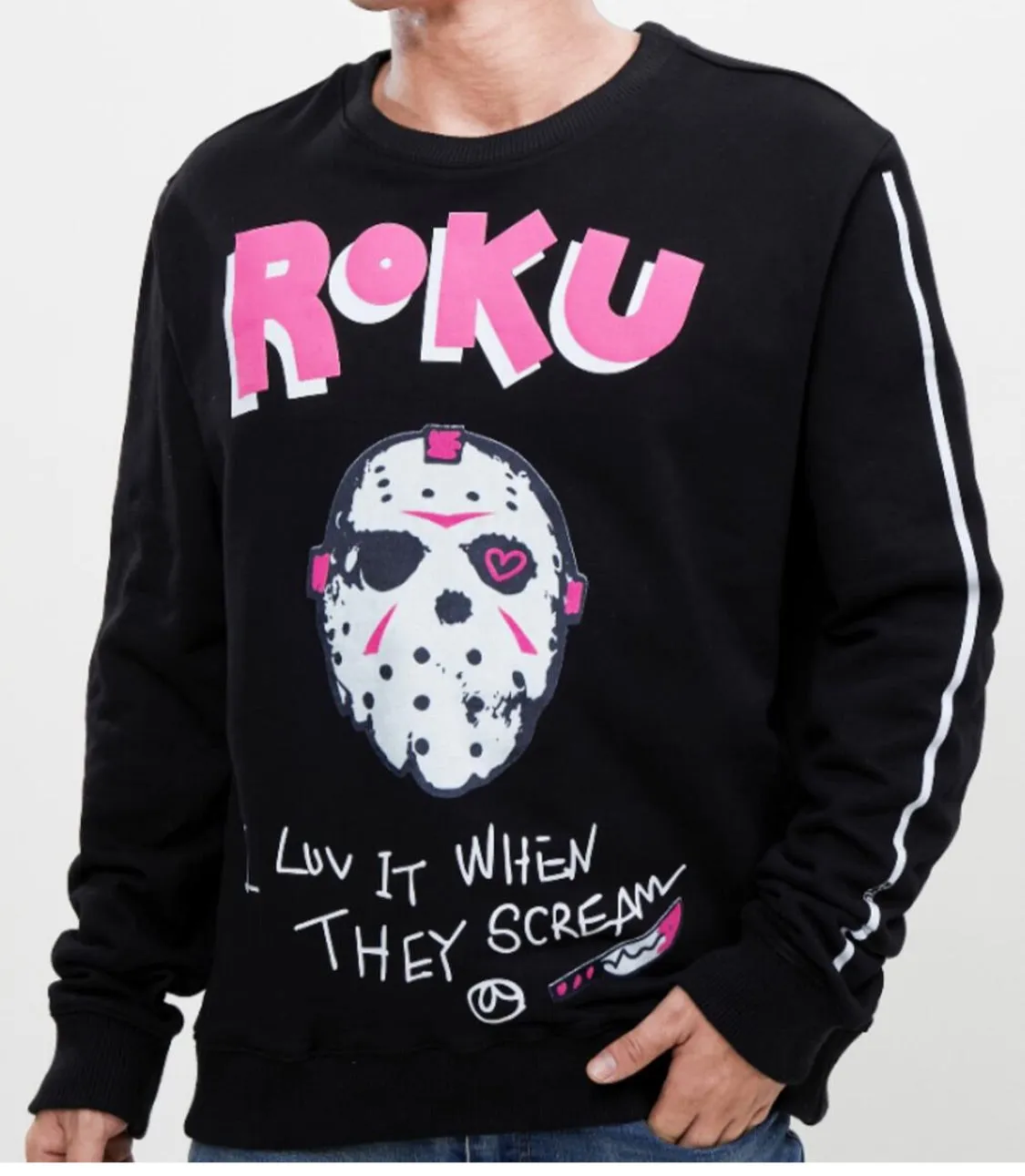 Roku Men’s Crew Neck Sweater Shirt sold by Unleashed Streetwear