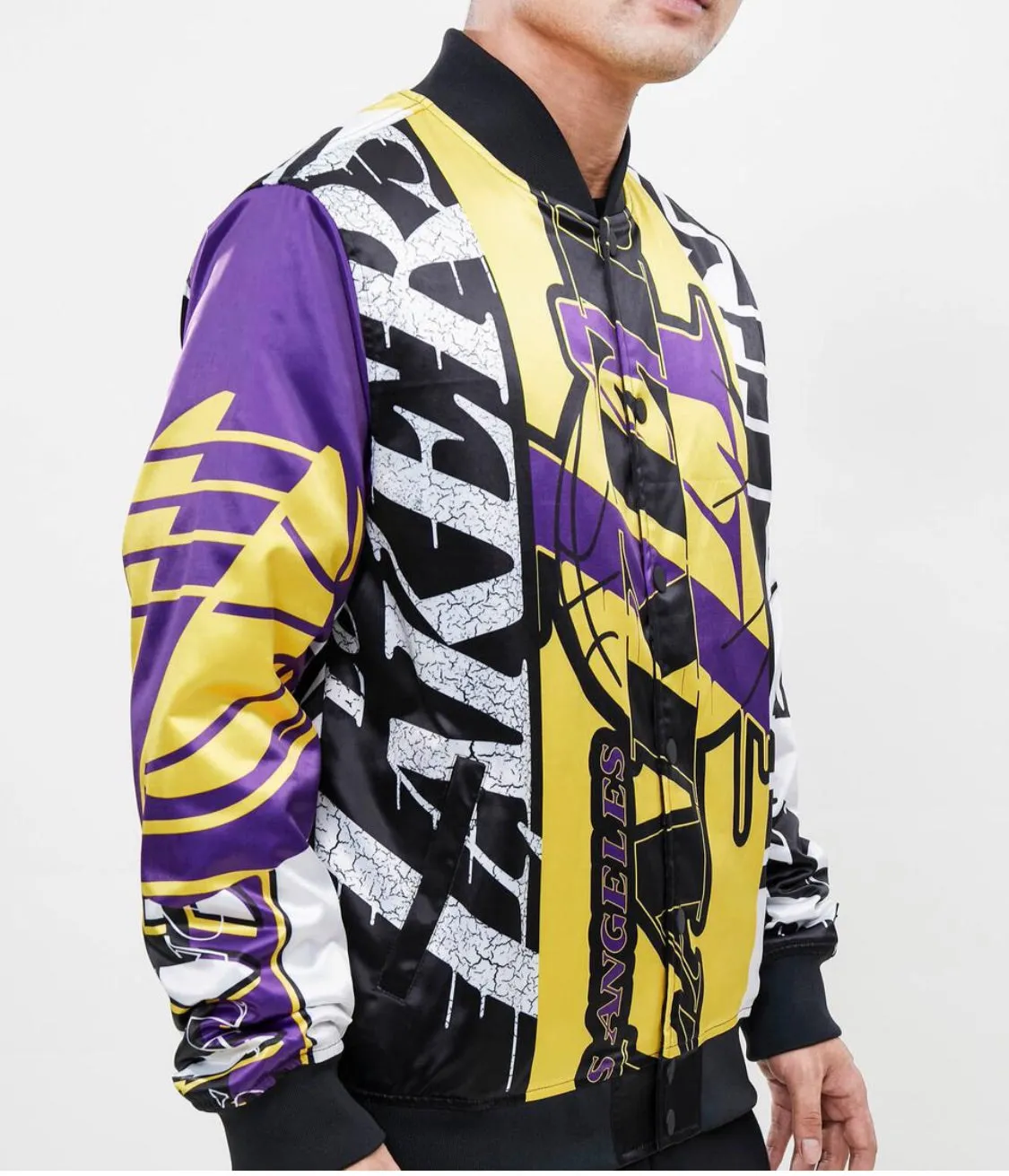 Men’s Pro Standard LA Lakers Jacket sold by Unleashed Streetwear product image thumbnail 3