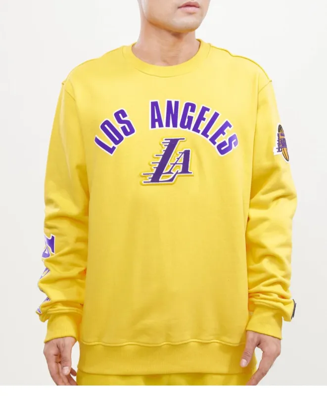 Pro Standard LA Lakers Crew Sweatshirt sold by Unleashed Streetwear