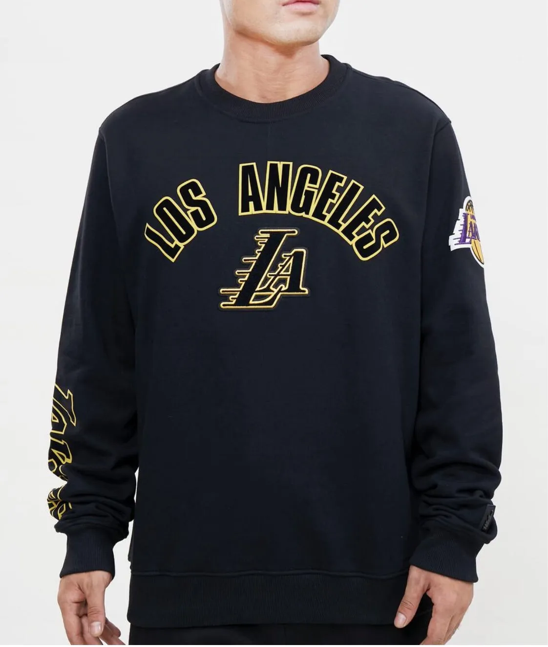 Pro Standard LA Lakers Crew Sweatshirt sold by Unleashed Streetwear