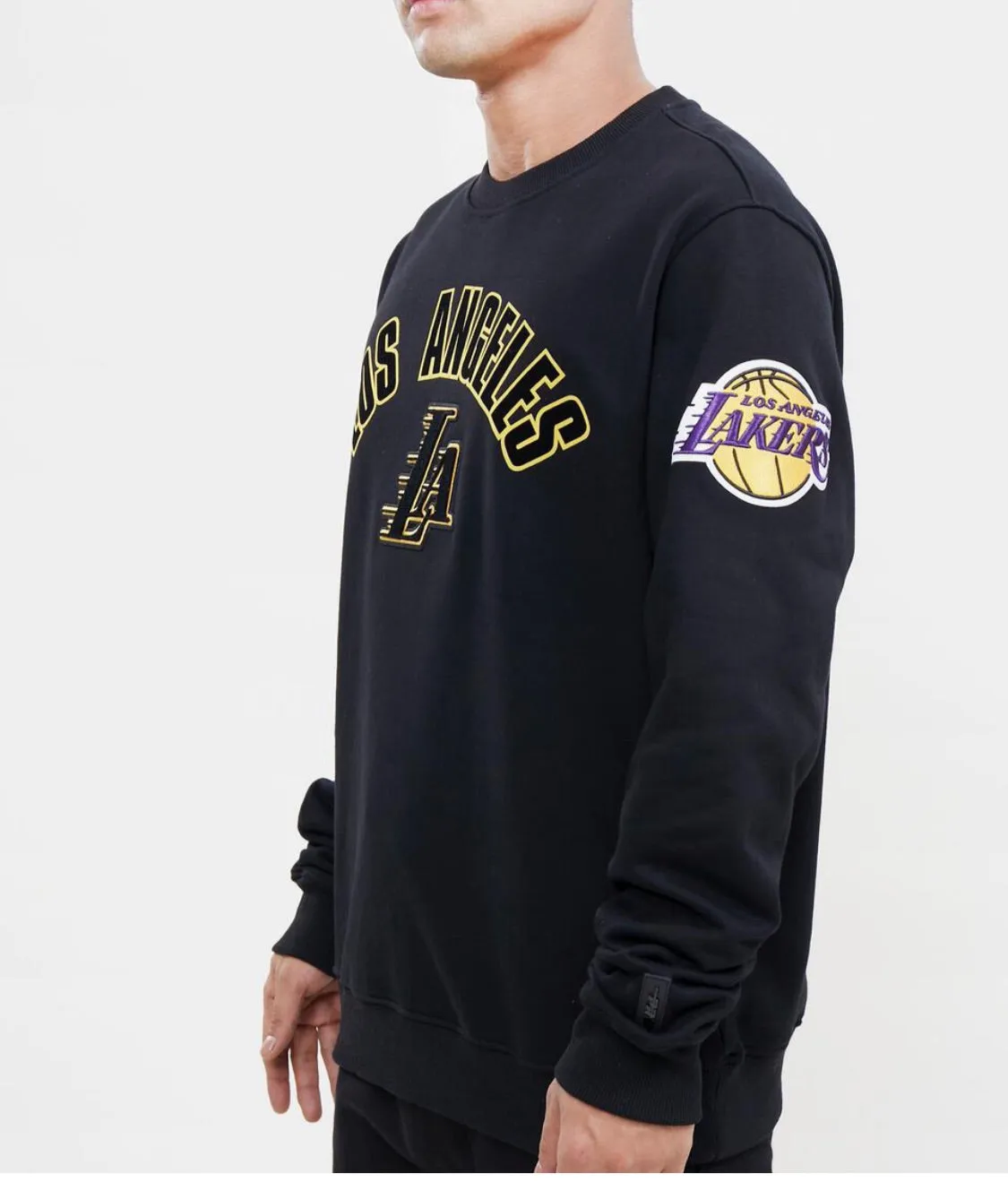 Pro Standard LA Lakers Crew Sweatshirt sold by Unleashed Streetwear product image thumbnail 3