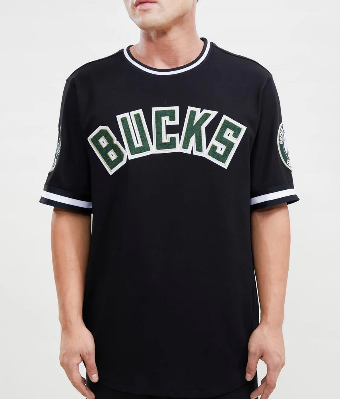 Pro Standard Men’s Milwaukee Bucks Jersey Tee Shirt sold by Unleashed Streetwear