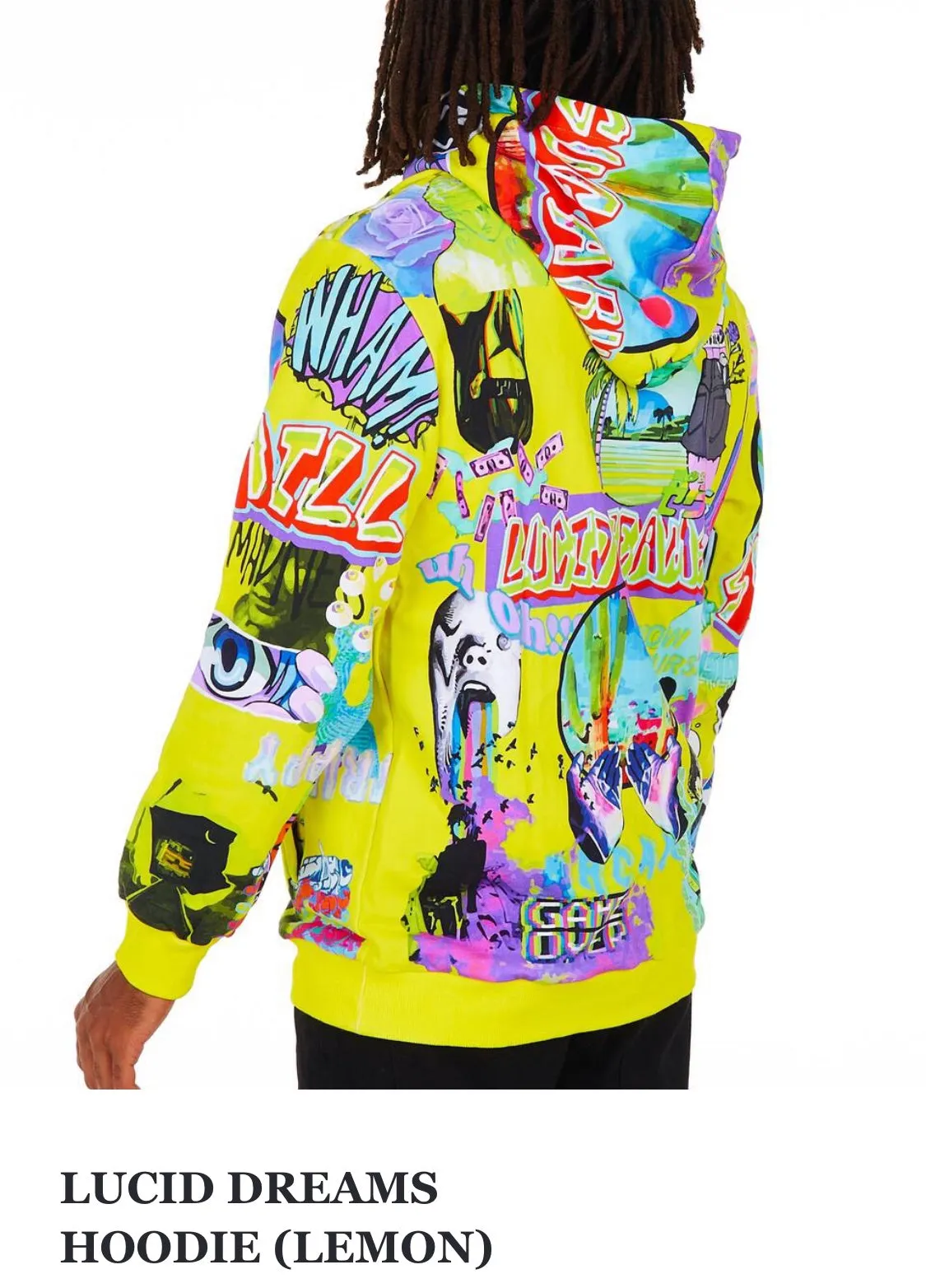 Sugar Hill Men’s Hooded Sweatshirt sold by Unleashed Streetwear product image thumbnail 2