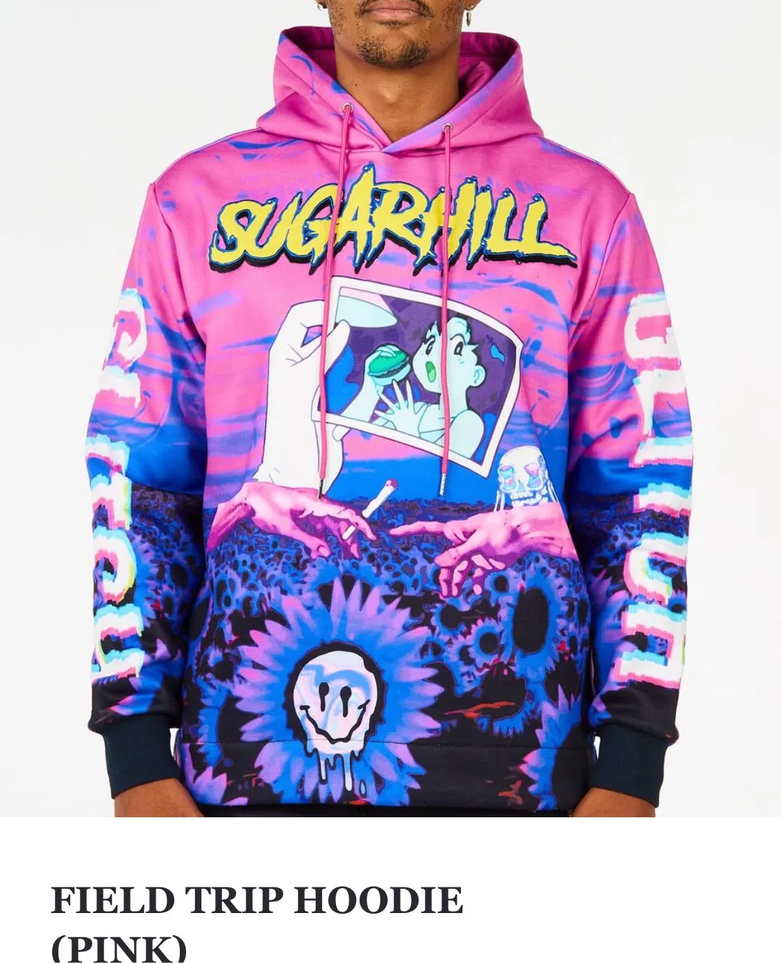 Sugar Hill Men’s Hooded Sweatshirt sold by Unleashed Streetwear