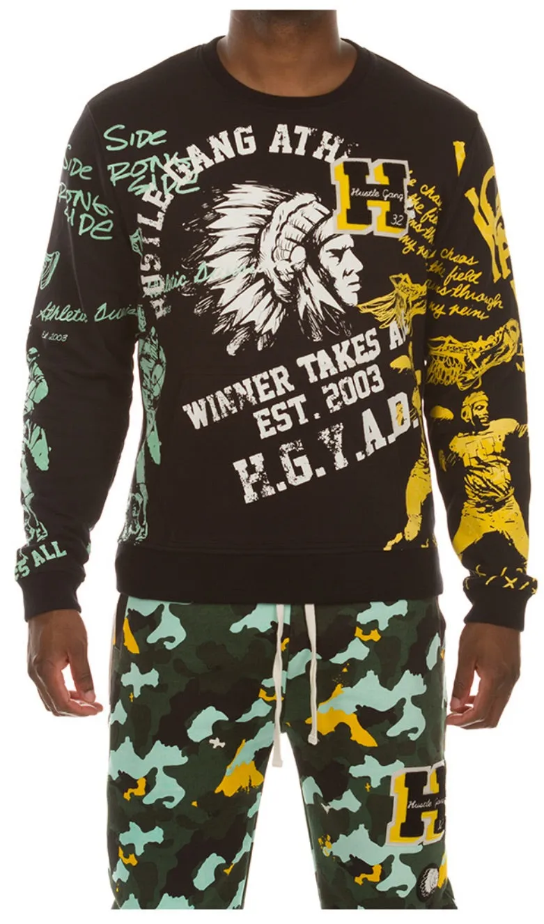 Hustle Gang Men’s Sweater- By Rapper TI sold by Unleashed Streetwear