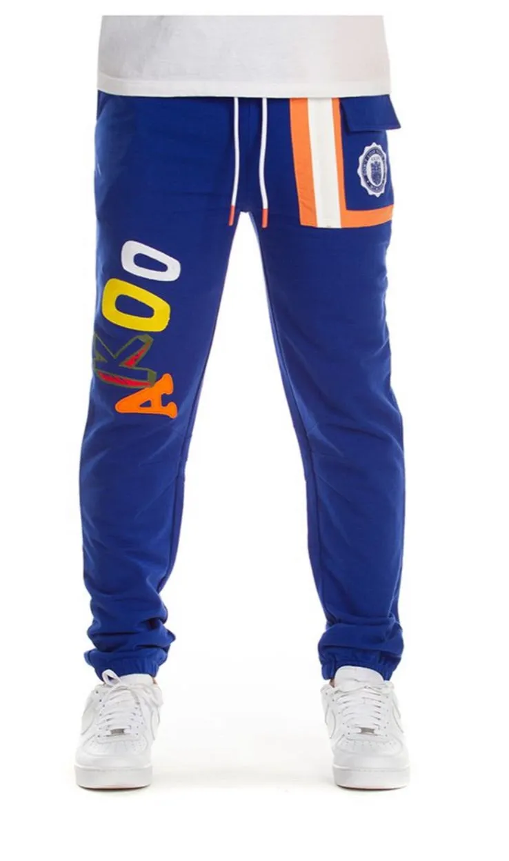 Akoo Men’s Blue Sweatsuit 2 Piece Set sold by Unleashed Streetwear product image thumbnail 2