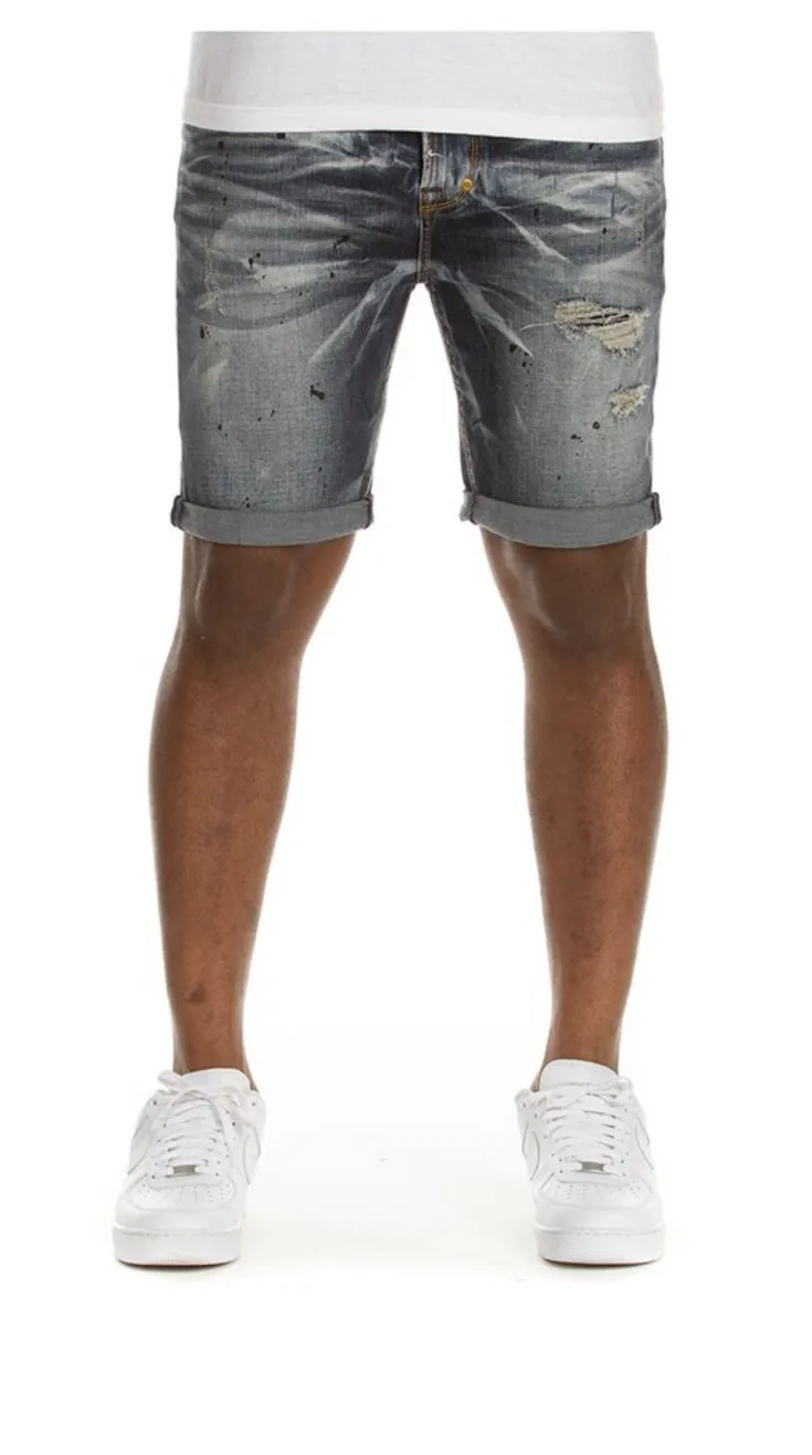 Akoo Men’s Jean Shorts sold by Unleashed Streetwear