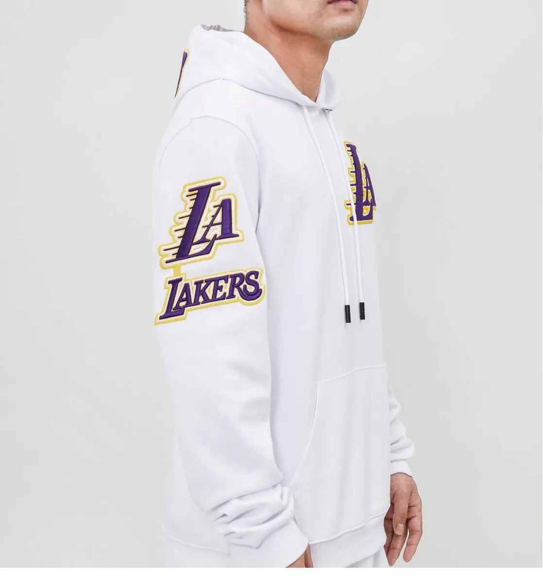 Pro Standard White LA Lakers 2 Piece Set sold by Unleashed Streetwear