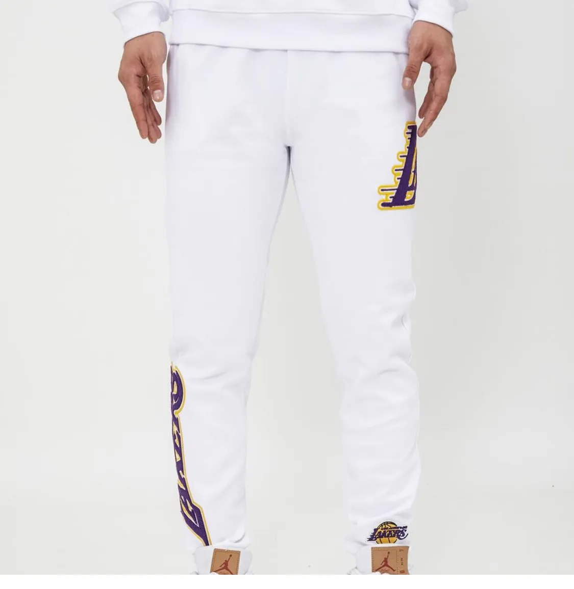 Pro Standard White LA Lakers 2 Piece Set sold by Unleashed Streetwear product image thumbnail 3