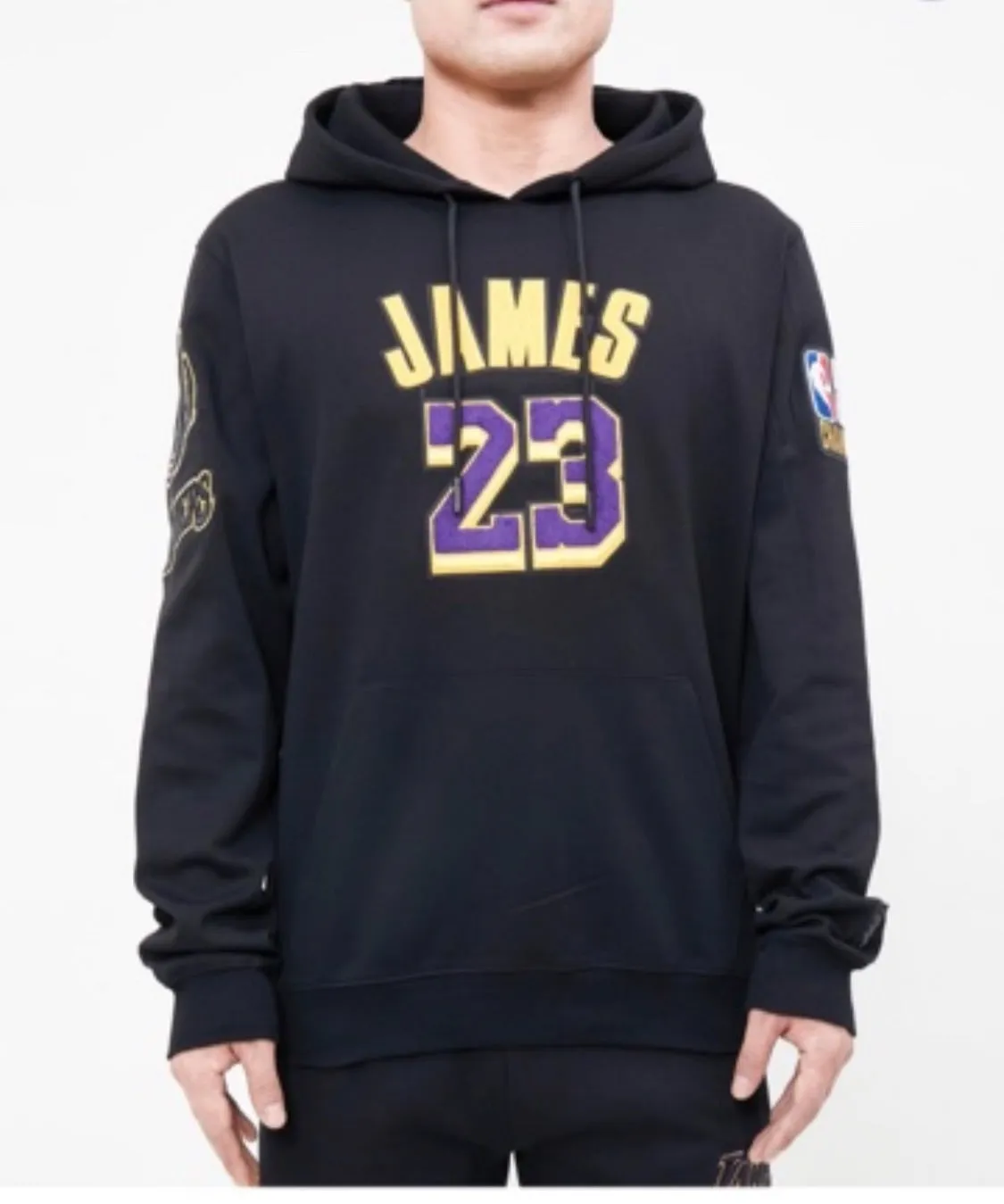 Pro Standard Lebron James LA Lakers Hooded Sweat Suit 2 Piece Set sold by Unleashed Streetwear product image thumbnail 2