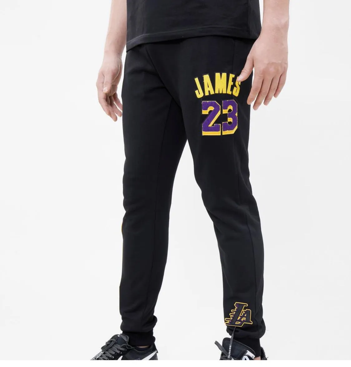 Pro Standard Lebron James LA Lakers Hooded Sweat Suit 2 Piece Set sold by Unleashed Streetwear product image thumbnail 3