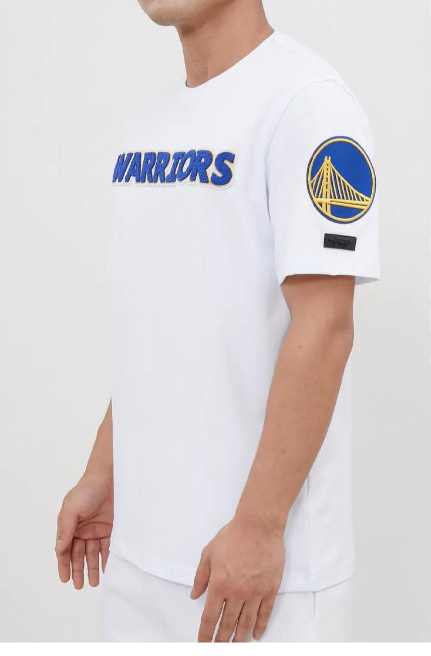 Pro Standard Sports 2 Piece White Golden State Warriors Short Set sold by Unleashed Streetwear product image thumbnail 2