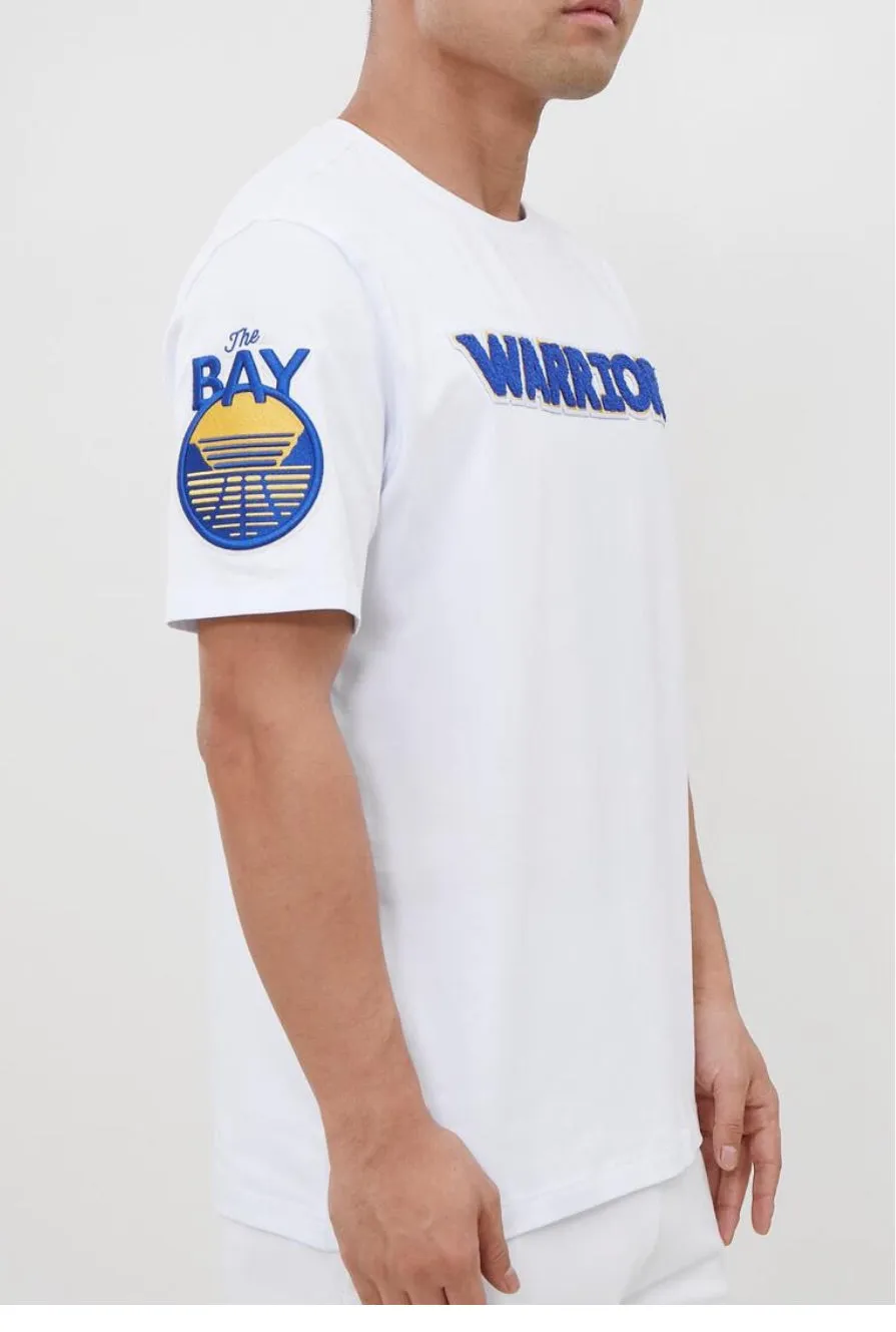 Pro Standard Sports 2 Piece White Golden State Warriors Short Set sold by Unleashed Streetwear