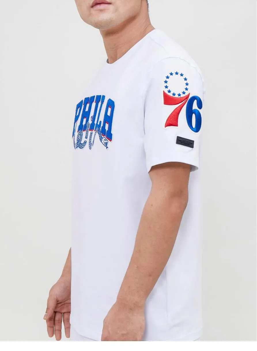 Pro Standard Sports 2 Piece White Philadelphia 76ers Short Set sold by Unleashed Streetwear product image thumbnail 4