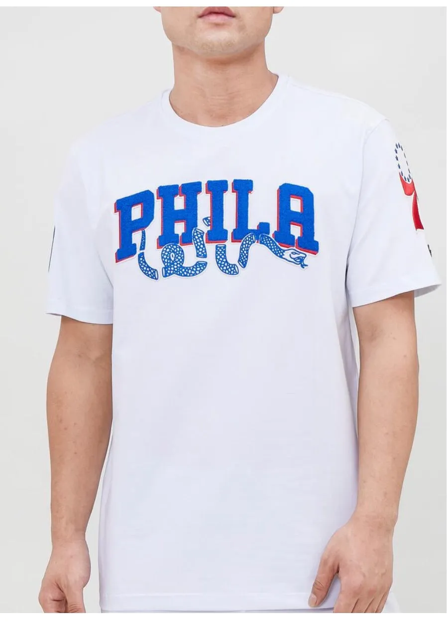 Pro Standard Sports 2 Piece White Philadelphia 76ers Short Set sold by Unleashed Streetwear product image thumbnail 3
