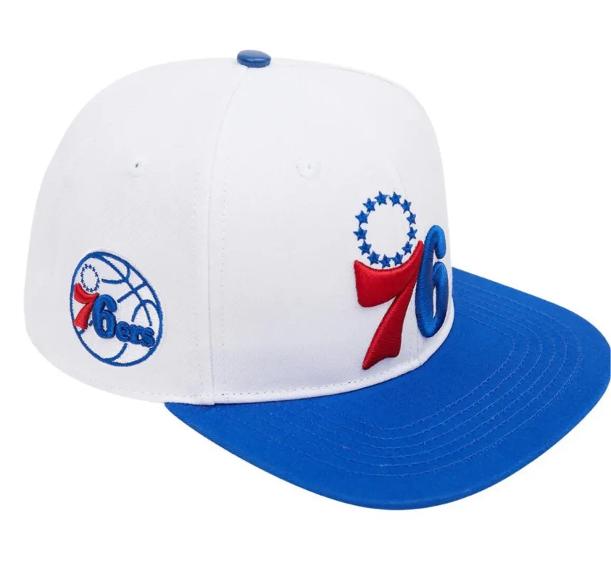 Pro Standard White Philadelphia 76ers Hat sold by Unleashed Streetwear