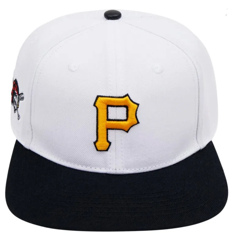 Pro Standard White Pittsburgh Pirates Hat sold by Unleashed Streetwear