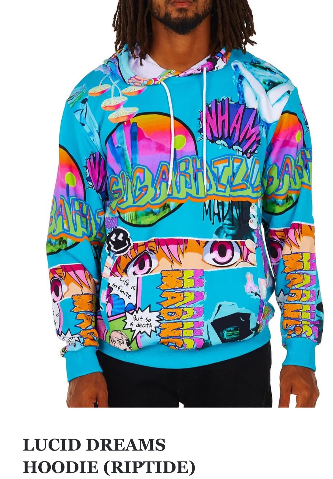 SugarHill Men’s Hooded Sweatshirt Lucid Dreams sold by Unleashed Streetwear