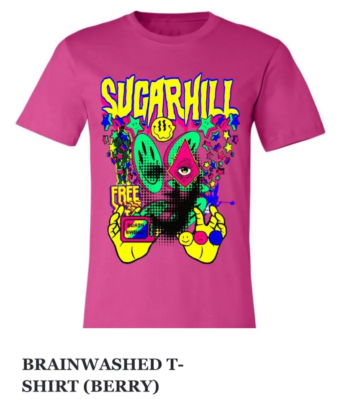 Men’s SugarHill  Pink Tee Shirt sold by Unleashed Streetwear