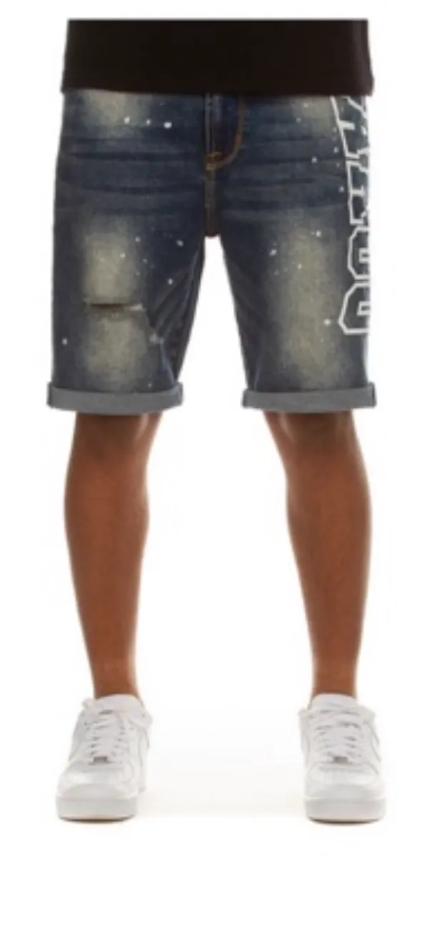 Akoo Men’s Jean Shorts sold by Unleashed Streetwear