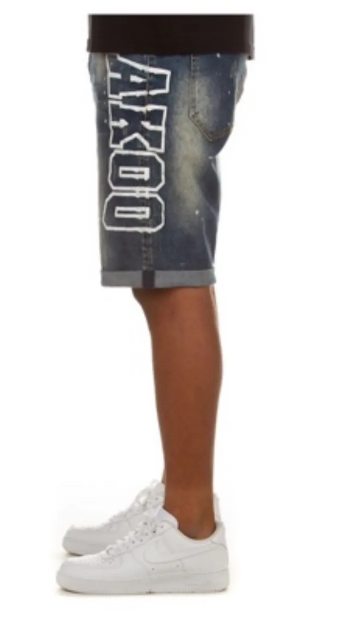 Akoo Men’s Jean Shorts sold by Unleashed Streetwear product image thumbnail 2