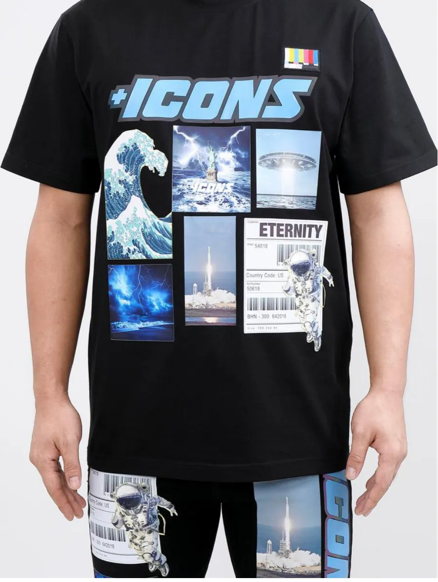 Hudson/Eternity Icon Space Men’s Tee Shirt sold by Unleashed Streetwear