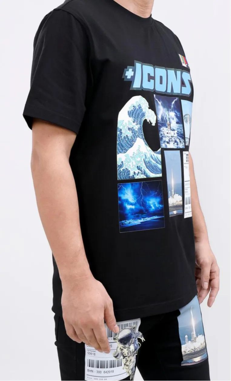 Hudson/Eternity Icon Space Men’s Tee Shirt sold by Unleashed Streetwear product image thumbnail 3